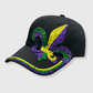 ILTEX Apparel Caps HT1002 - Mardi Gras Fleur De Lis Glittery Hat