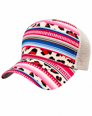 ILTEX Apparel Caps Serape Cheetah Cap