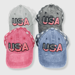 ILTEX Apparel Caps USA Stars Faded Cap