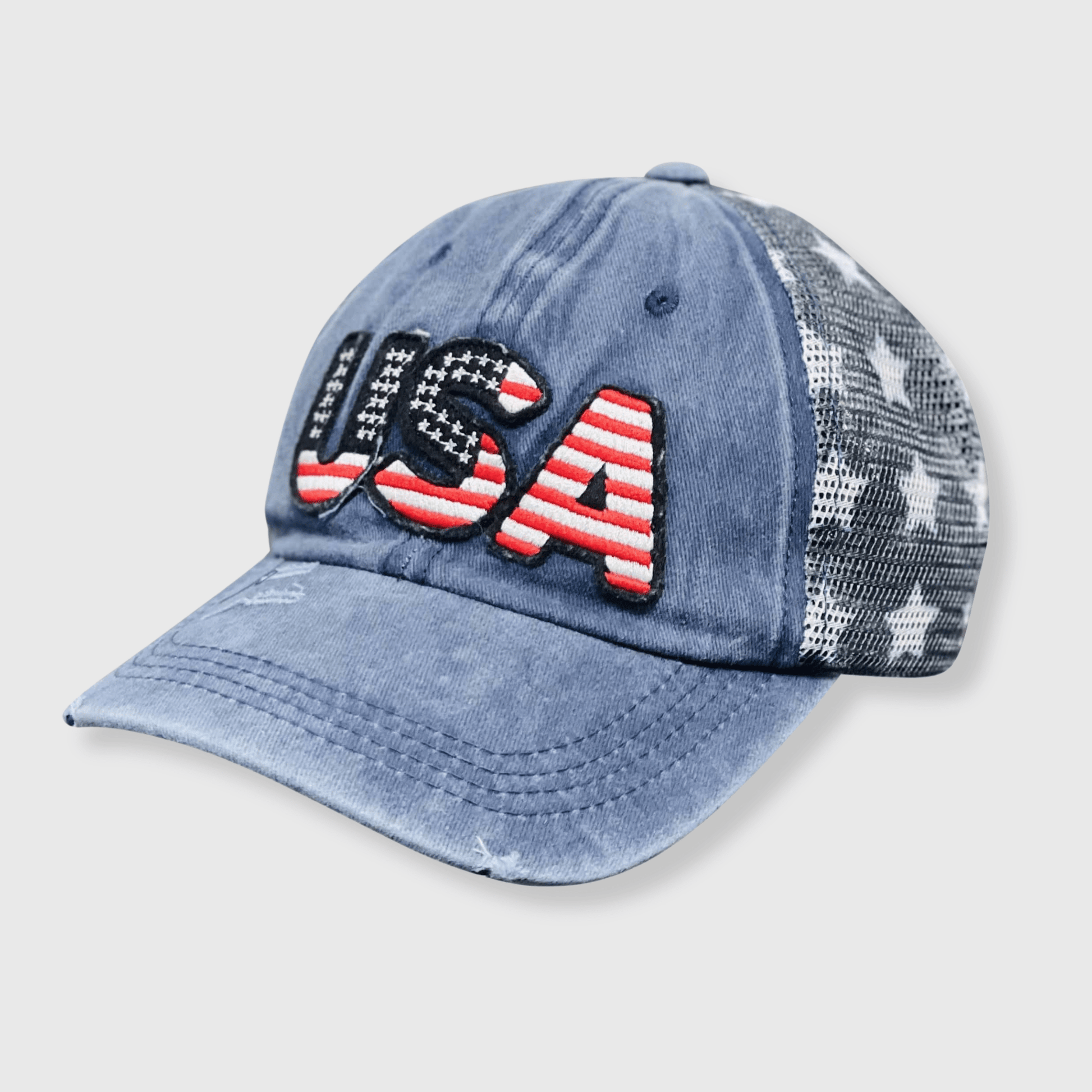 ILTEX Apparel Caps USA Stars Faded Cap