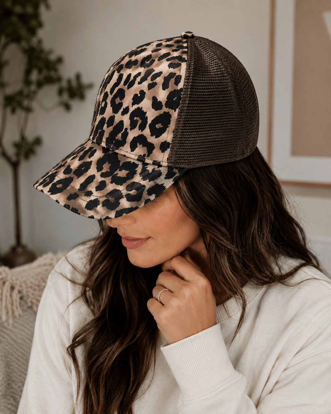 ILTEX Apparel Cheetah Brown Cap