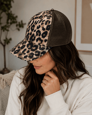 ILTEX Apparel Cheetah Brown Cap