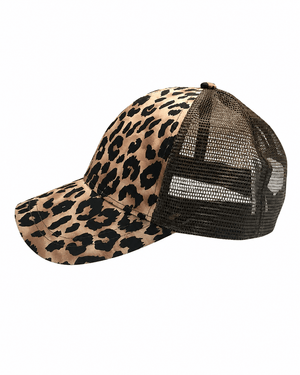 ILTEX Apparel Cheetah Brown Cap