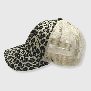 ILTEX Apparel Cheetah Cream Cap