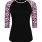 ILTEX Apparel Cheetah Multi Pink Black Top