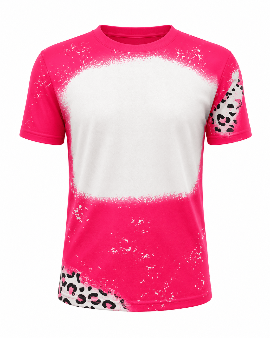 ILTEX Apparel Cheetah Pink Faux Bleached Kids Top
