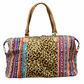 ILTEX Apparel Cheetah Serape Weekender Bag