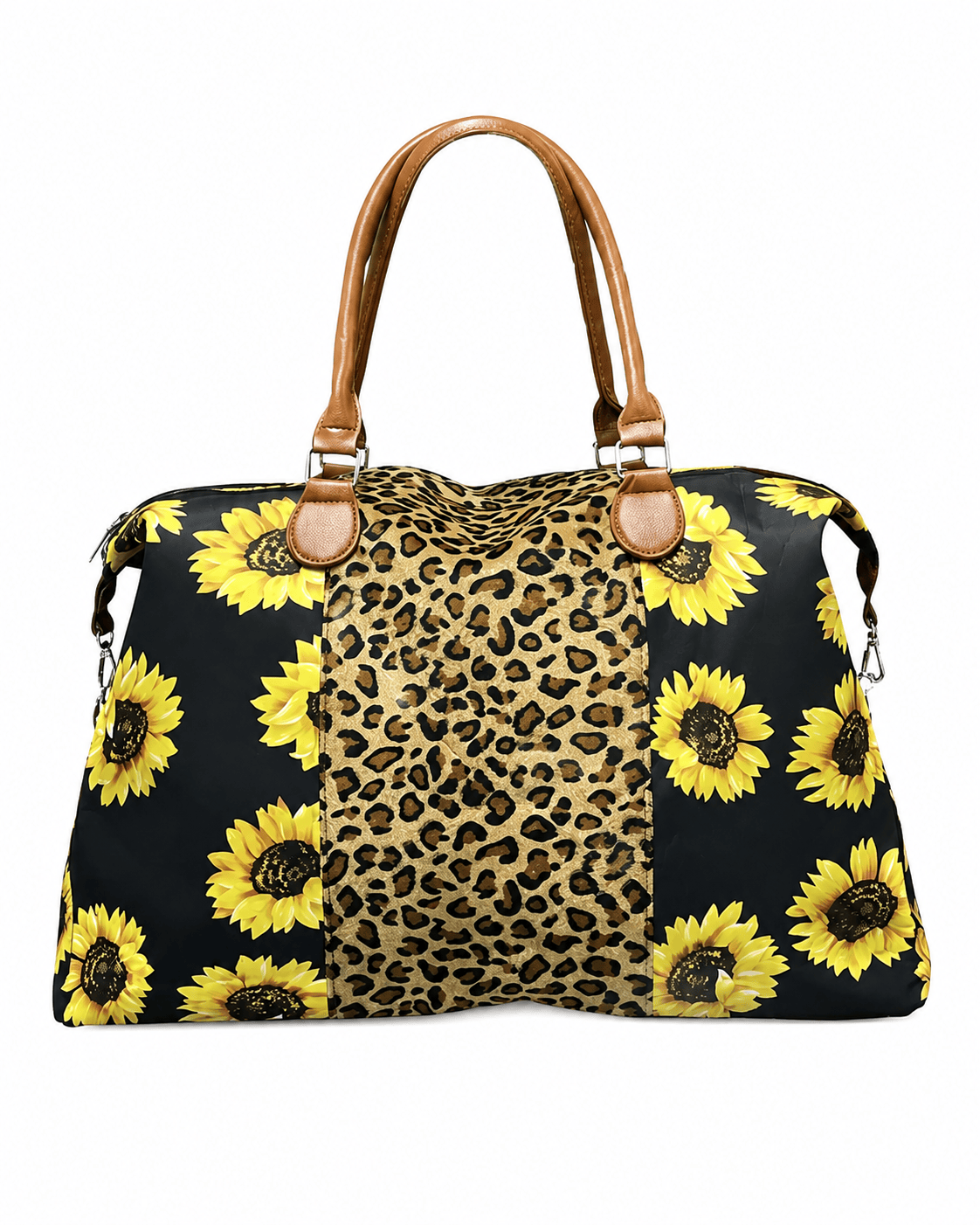 ILTEX Apparel Cheetah Sunflower Weekender Bag