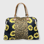 ILTEX Apparel Cheetah Sunflower Weekender Bag