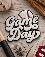 ILTEX Apparel Chenille Patches Baseball CP1210 - Game Day Chenille Patch
