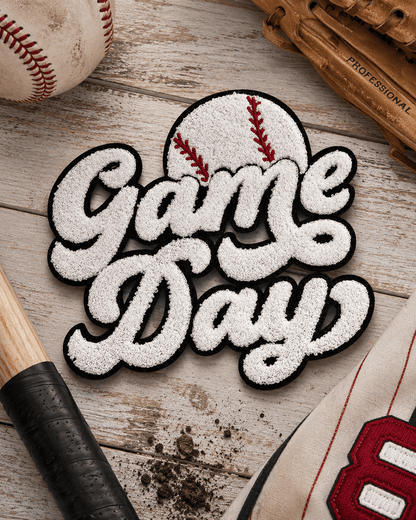 ILTEX Apparel Chenille Patches Baseball CP1210 - Game Day Chenille Patch