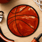 ILTEX Apparel Chenille Patches Basketball CP1229 - Sequin Sports Ball Patch Collection