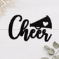 ILTEX Apparel Chenille Patches Black CP1196 - Fluffy Cheer Patch