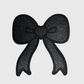 ILTEX Apparel Chenille Patches Black CP1211 - Glitter bows Patch