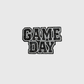 ILTEX Apparel Chenille Patches Black CP1246 - Glittery Game Day Hat Patches
