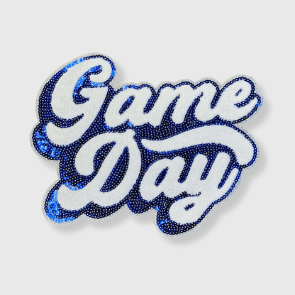 ILTEX Apparel Chenille Patches Blue CP1118 - Game Day