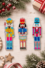 ILTEX Apparel Chenille Patches Bundle - 3 pack CP1130 - Nutcracker Figures