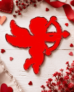 ILTEX Apparel Chenille Patches CP1010 - Red Cupid Chenille Patch