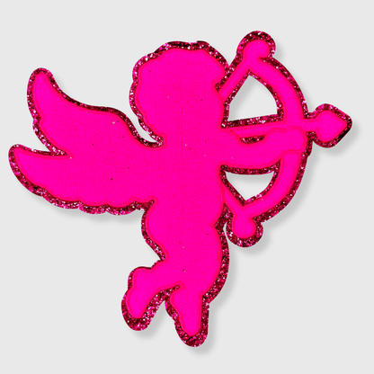 ILTEX Apparel Chenille Patches CP1011 - Pink Cupid Chenille Patch