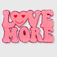 ILTEX Apparel Chenille Patches CP1013 - 'Love More' Chenille Patch