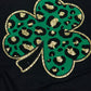 ILTEX Apparel Chenille Patches CP1038 - S. Patrick's Clover Cheetah Chenille Patch