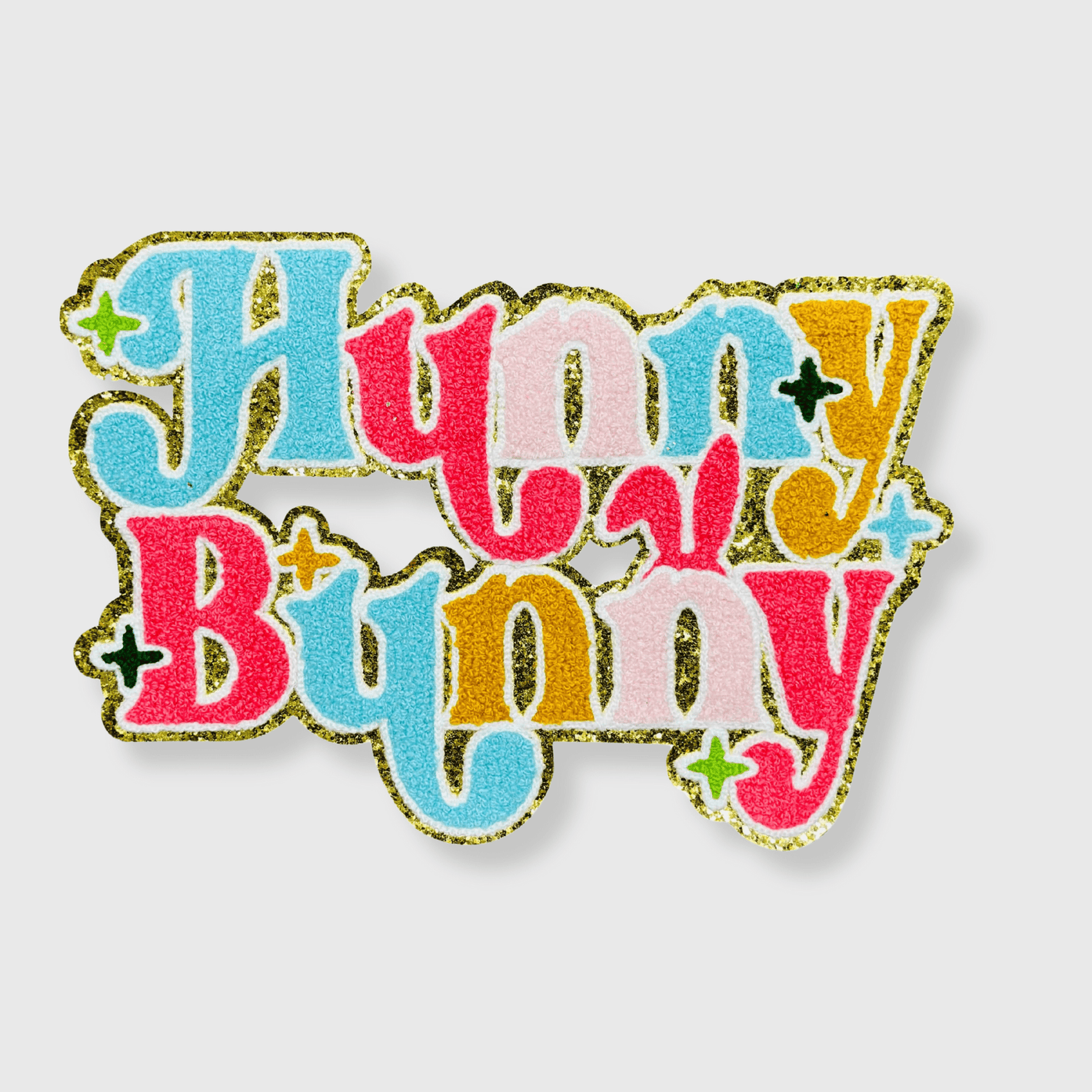 ILTEX Apparel Chenille Patches CP1057 - Hunny Bunny Multi Chenille Patch