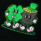 ILTEX Apparel Chenille Patches CP1059 - Trendy Dual Shamrock Chenille Patch