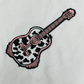 ILTEX Apparel Chenille Patches CP1062 - Guitar Cow Chenille Patch