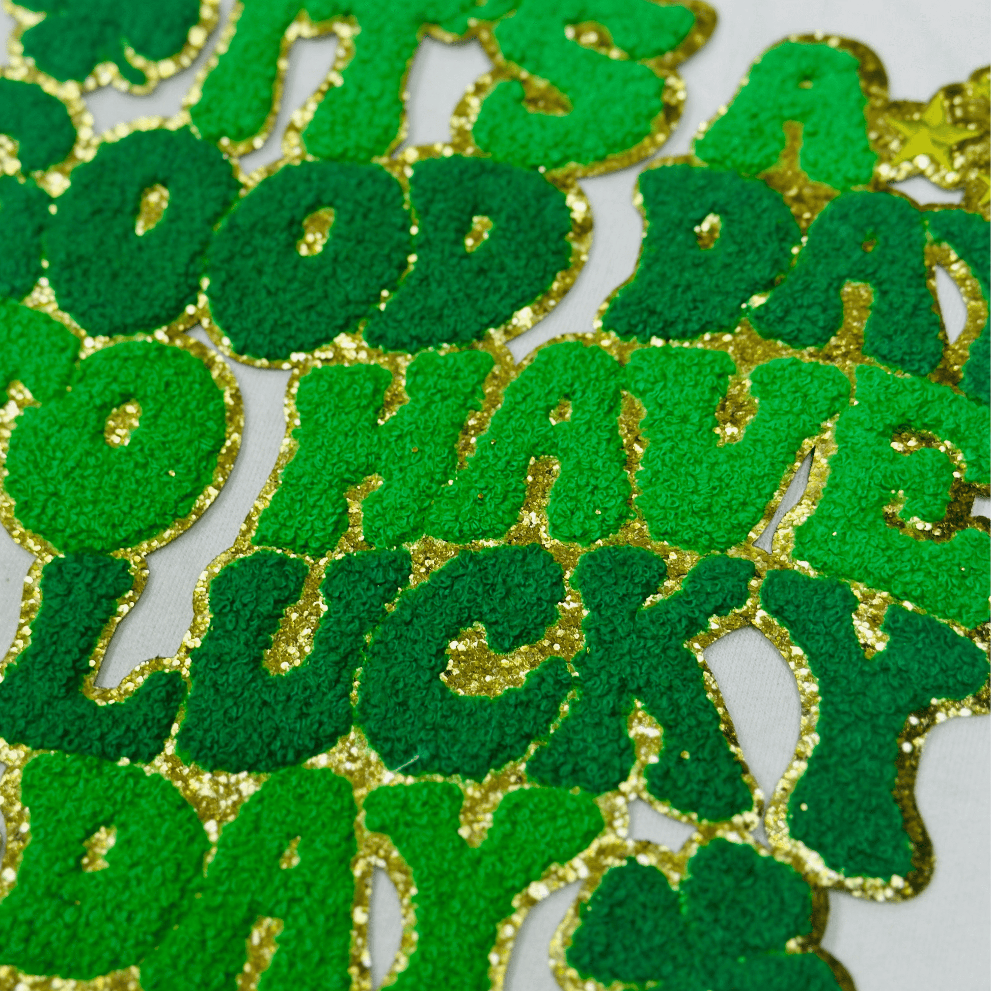 ILTEX Apparel Chenille Patches CP1068 - 'Its a Good Day to Have a Luck Day' Chenille Patch