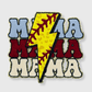 ILTEX Apparel Chenille Patches CP1074 - Softball MAMA Trio Chenille Patch