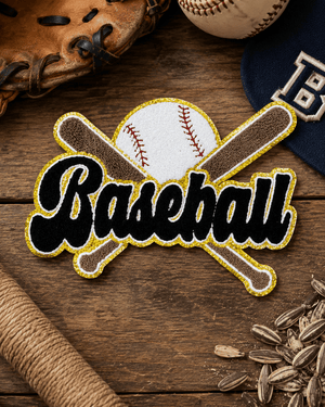 ILTEX Apparel Chenille Patches CP1115 - Baseball Bats
