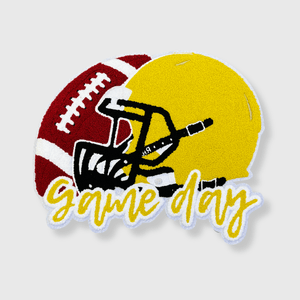 ILTEX Apparel Chenille Patches CP1117 - Game Day Football Helmet