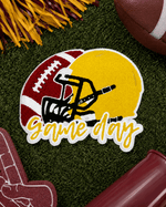 ILTEX Apparel Chenille Patches CP1117 - Game Day Football Helmet