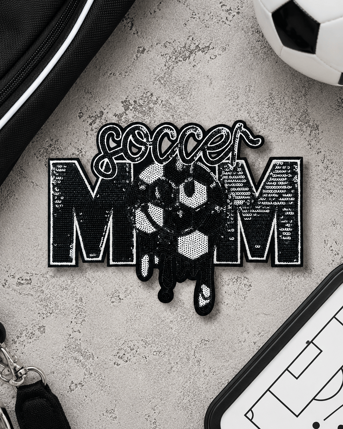 ILTEX Apparel Chenille Patches CP1119 - Soccer Mom