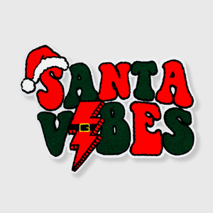 ILTEX Apparel Chenille Patches CP1123 - Santa Vibes