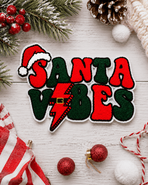 ILTEX Apparel Chenille Patches CP1123 - Santa Vibes