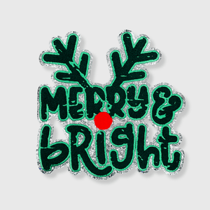 ILTEX Apparel Chenille Patches CP1125 - Merry & Bright