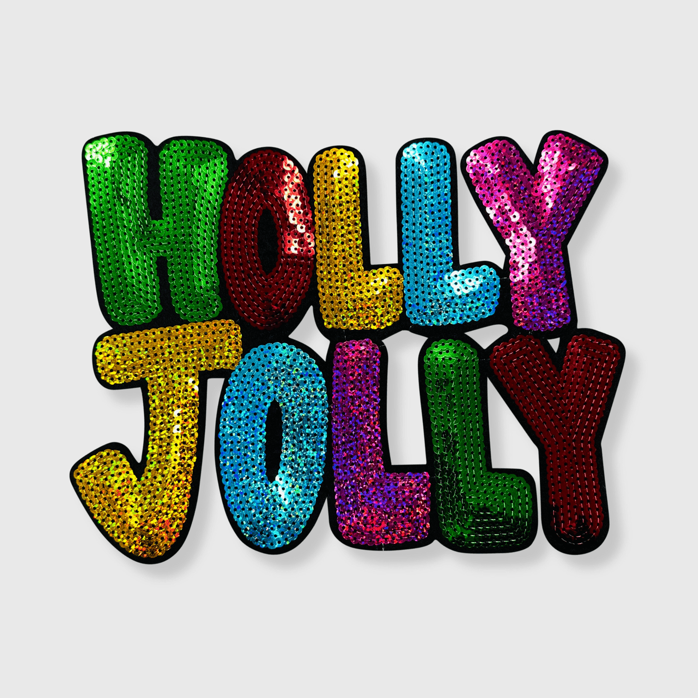ILTEX Apparel Chenille Patches CP1129 - Holly Jolly