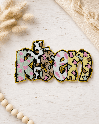 ILTEX Apparel Chenille Patches CP1149 - Easter RISEN