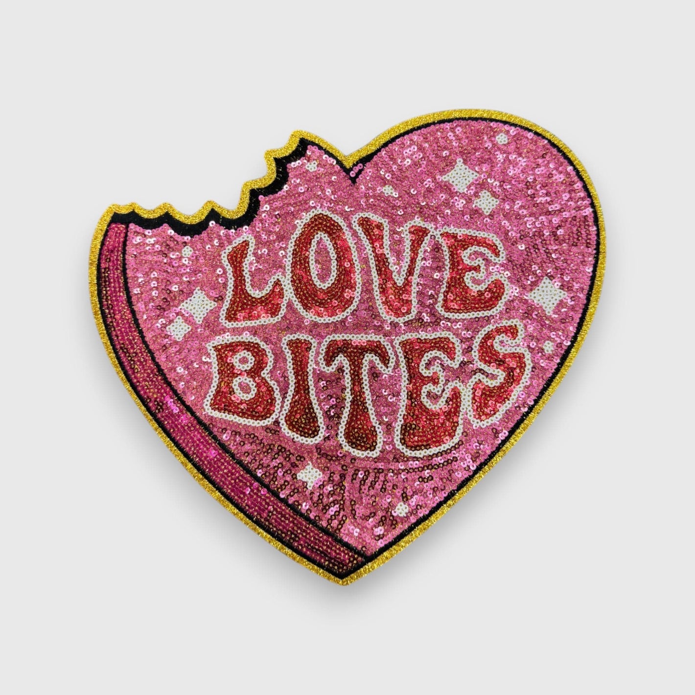 ILTEX Apparel Chenille Patches CP1154 - Love Bites