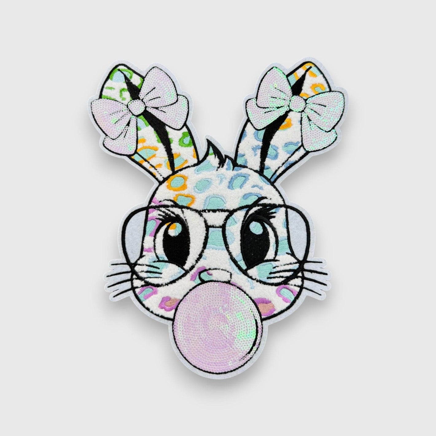 ILTEX Apparel Chenille Patches CP1157 - Easter Bunny