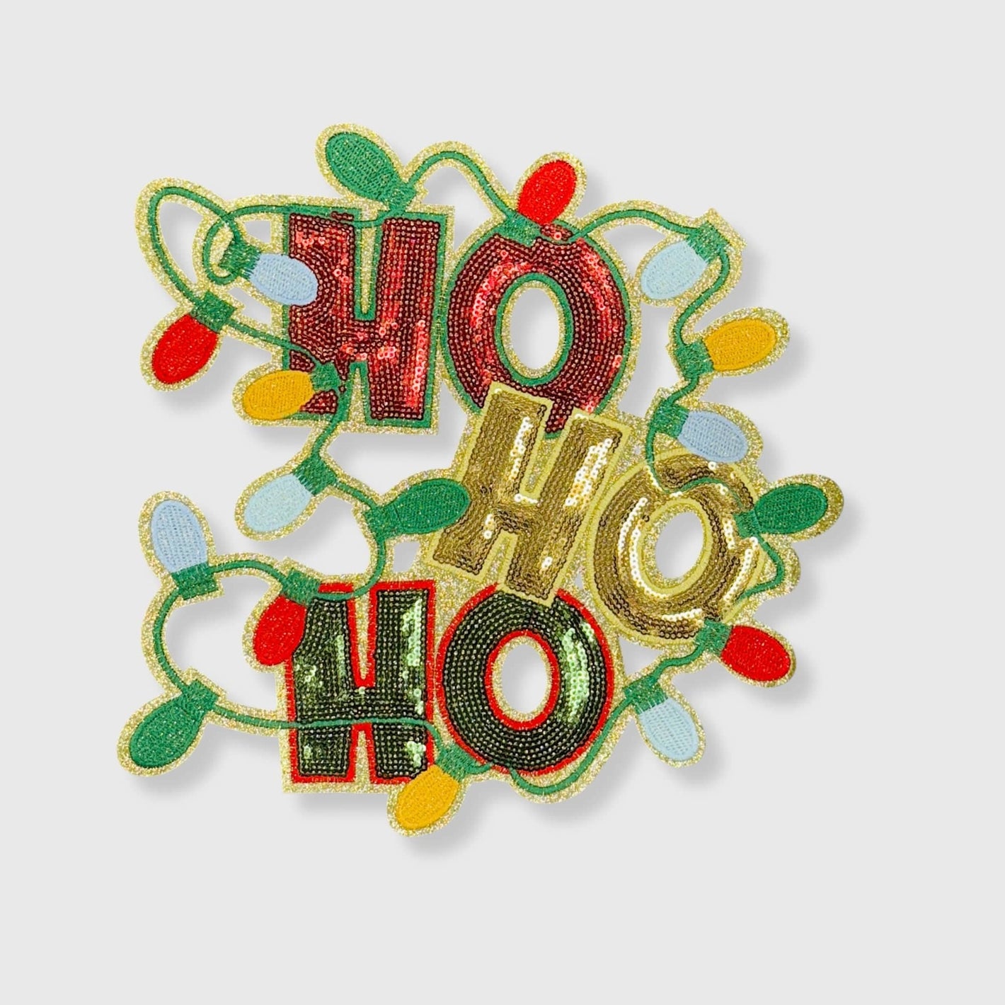 ILTEX Apparel Chenille Patches CP1162 - “HO HO HO” Christmas patch