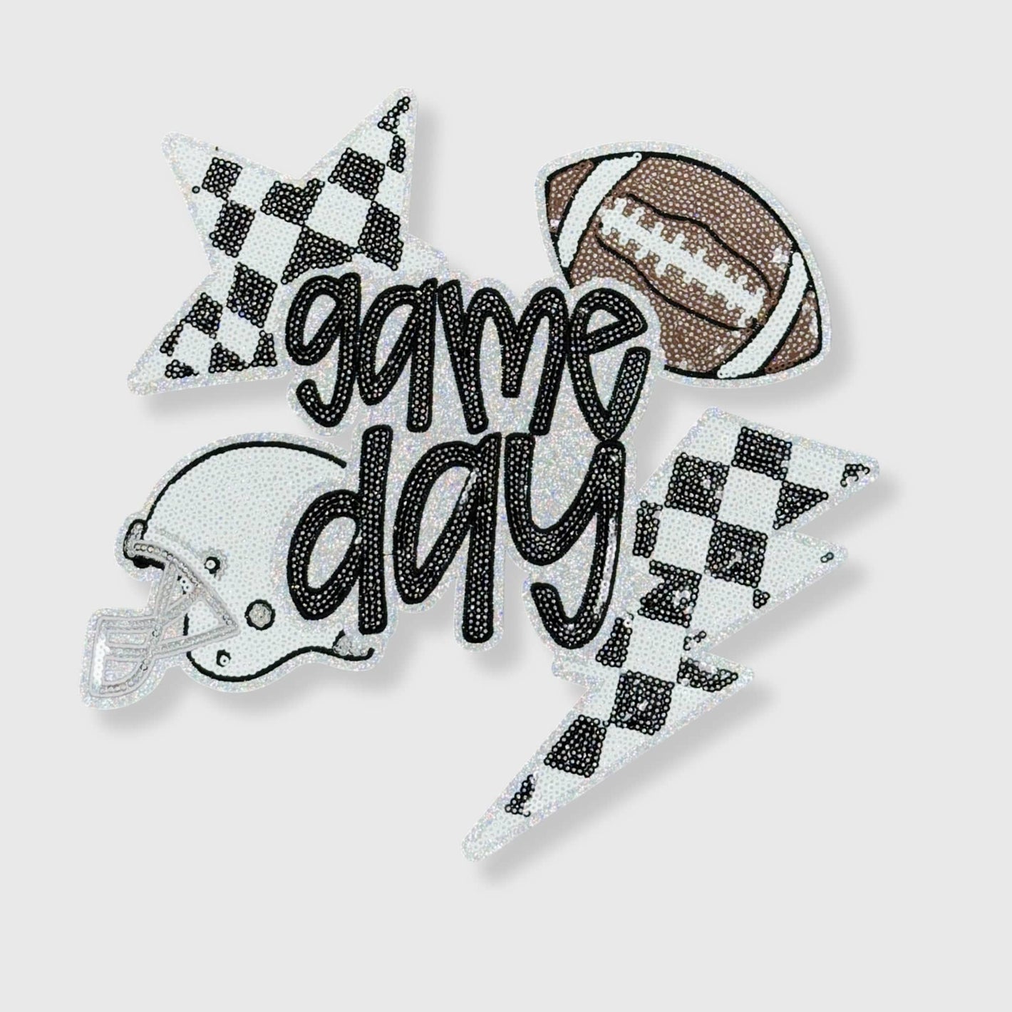 ILTEX Apparel Chenille Patches CP1163 - Game Day Football Patch