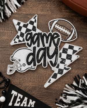 ILTEX Apparel Chenille Patches CP1163 - Game Day Football Patch