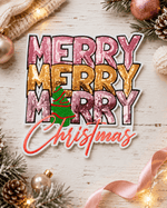 ILTEX Apparel Chenille Patches CP1170 - Merry Christmas Patch