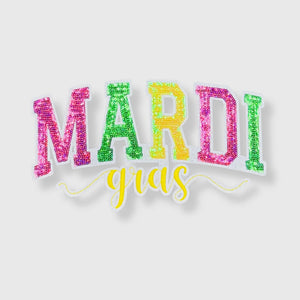 ILTEX Apparel Chenille Patches CP1173 - Mardi Gras Patch