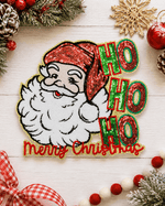 ILTEX Apparel Chenille Patches CP1174 - Santa Ho Ho Ho Patch