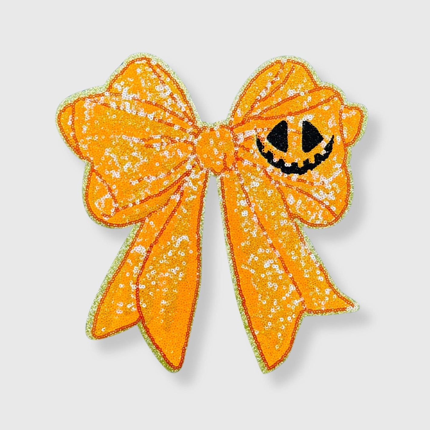 ILTEX Apparel Chenille Patches CP1177 - Halloween-inspired bow