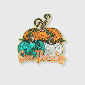 ILTEX Apparel Chenille Patches CP1179 - Give Thanks Patch