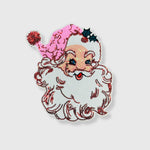 ILTEX Apparel Chenille Patches CP1181 - pink Santa Patch